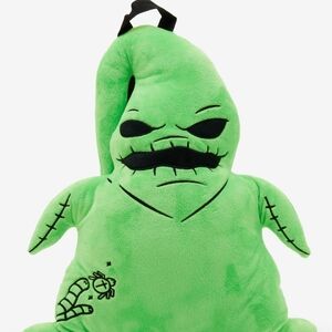 Green Plush Character Kids Backpack - Unbranded